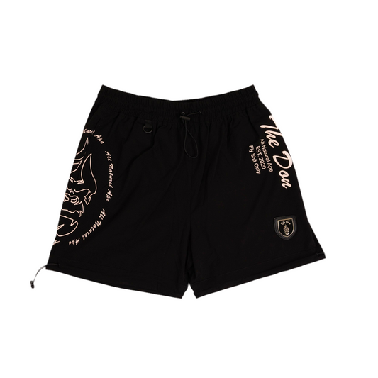 All Natural Ape The Don Jet Shorts Black